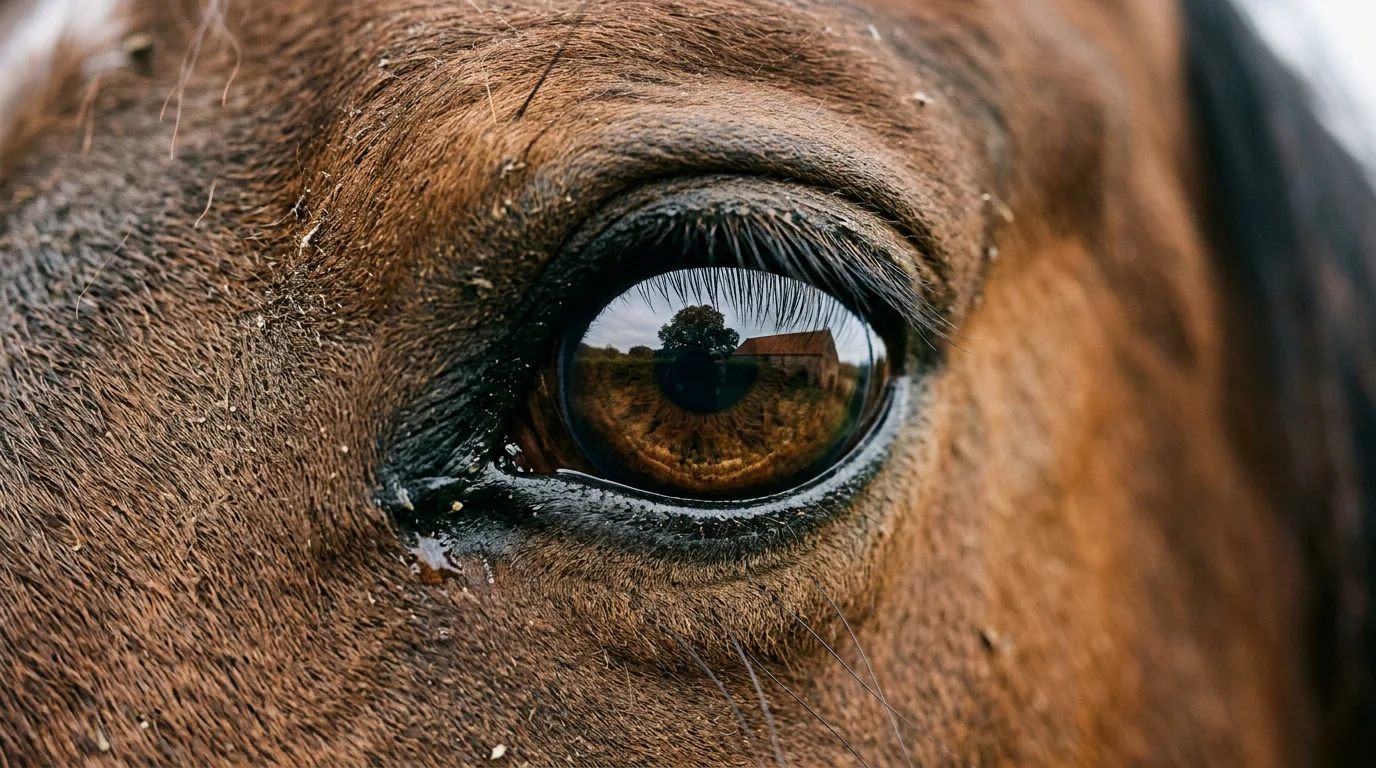 Un regard de cheval, Écuries Fayrot, Saint-Laurent-la-Conche